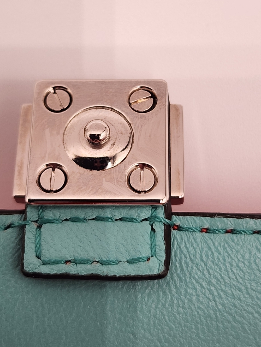 Fendi Poppy Pebbled Nano Baguette - Picture 7 of 11